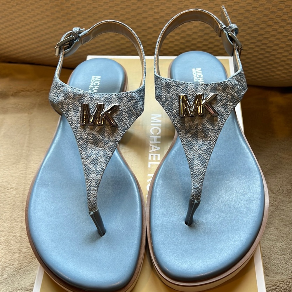 Michael Kors size 8.5 sandals - light blue